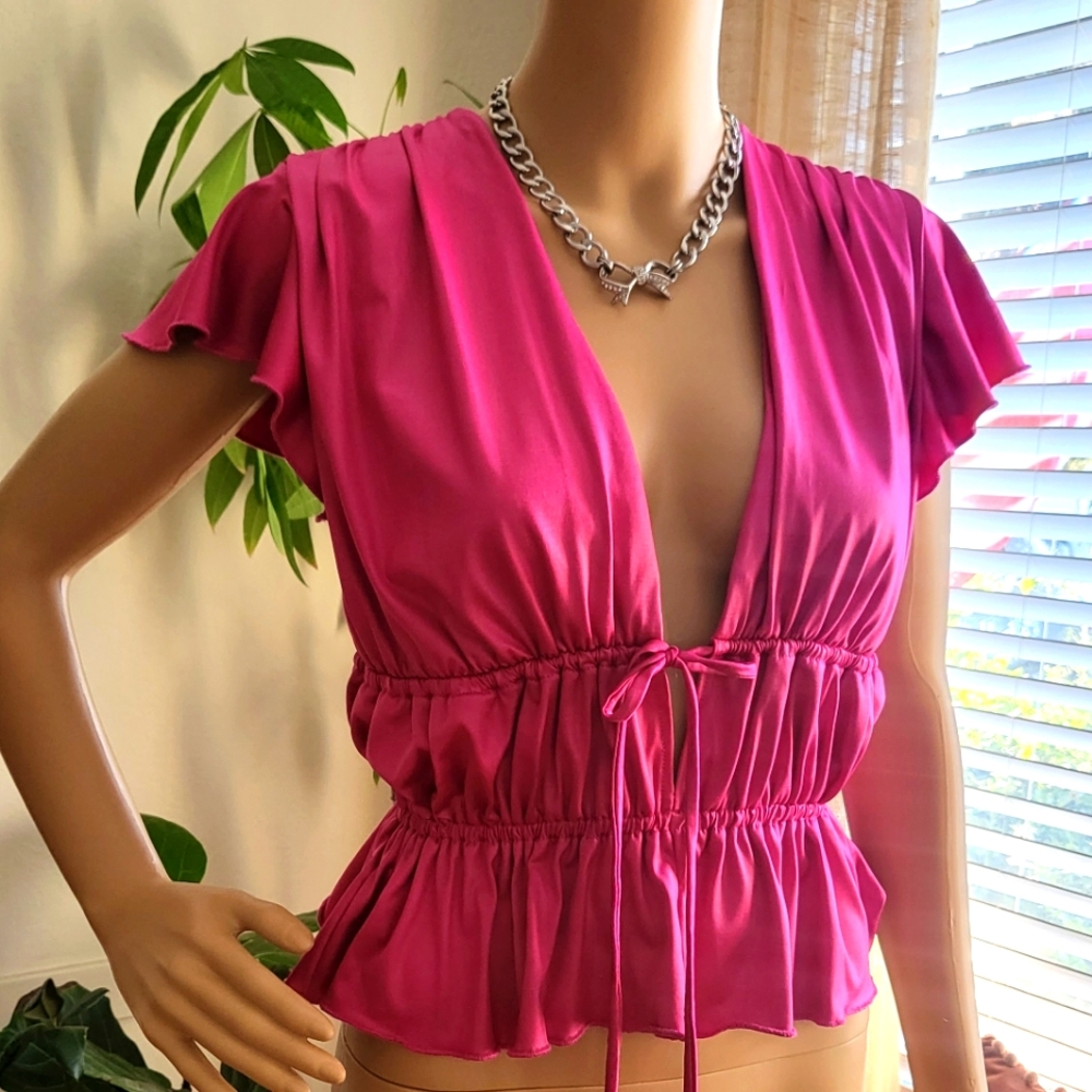 Vintage Bebe small fuchsia